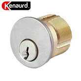 Premium Mortise Cylinder - 1-1/8" - 26D - Satin Chrome/Polished Brass - (SC1 / KW1)- Auto Lock Supplier -key_supplier_in_canada locksmith_supplier_in_canada #